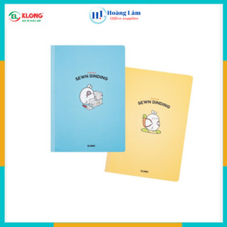 Vở kẻ ngang nét đứt may dán gáy KLONG B5 80,120,200 trang 70/76; MS: 800,801,802 bìa màu pastel
