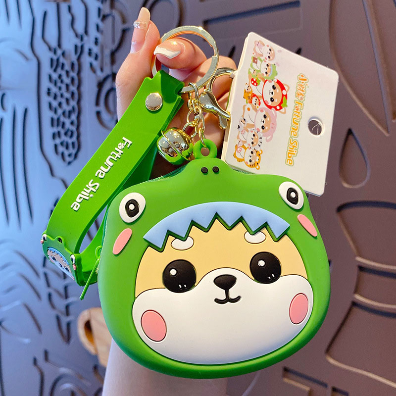 Móc khóa túi tiền chó Shiba Cosplay nhiều mẫu Ráp dễ thương trang trí balo, túi xách, quà tặng bạn bè