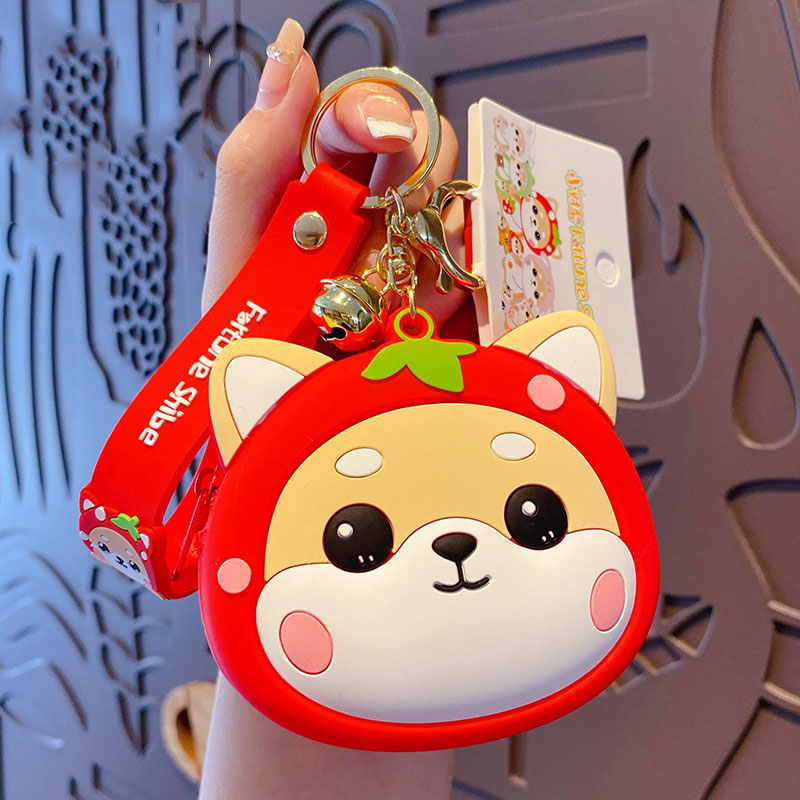 Móc khóa túi tiền chó Shiba Cosplay nhiều mẫu Ráp dễ thương trang trí balo, túi xách, quà tặng bạn bè