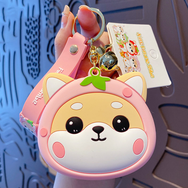 Móc khóa túi tiền chó Shiba Cosplay nhiều mẫu Ráp dễ thương trang trí balo, túi xách, quà tặng bạn bè