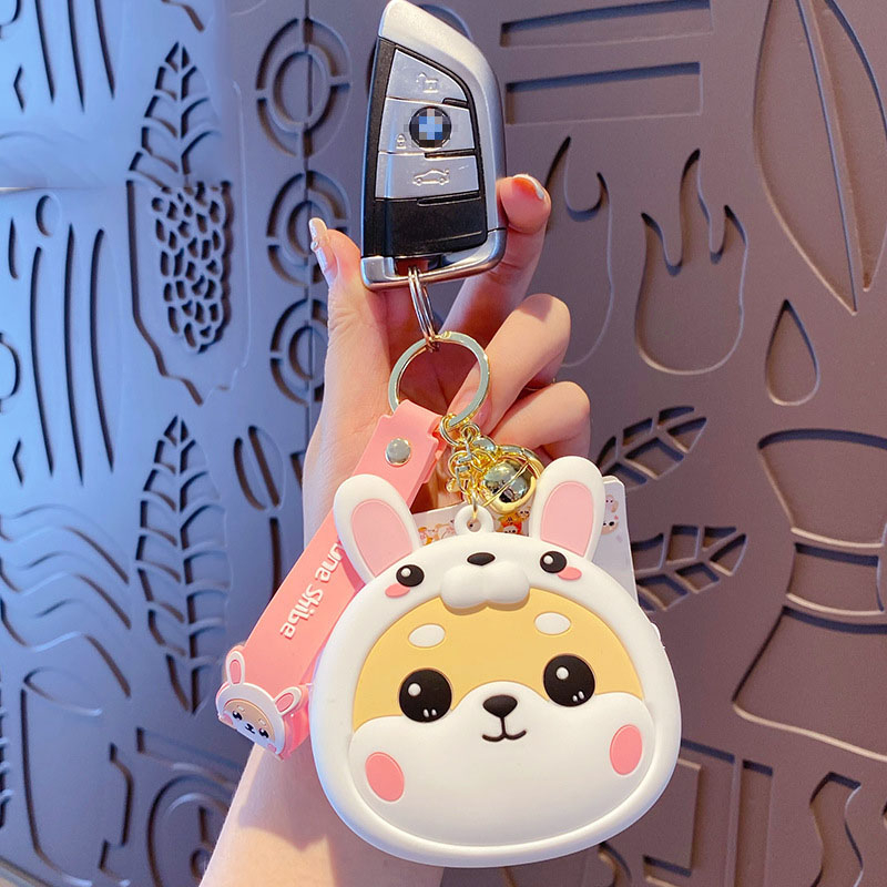 Móc khóa túi tiền chó Shiba Cosplay nhiều mẫu Ráp dễ thương trang trí balo, túi xách, quà tặng bạn bè