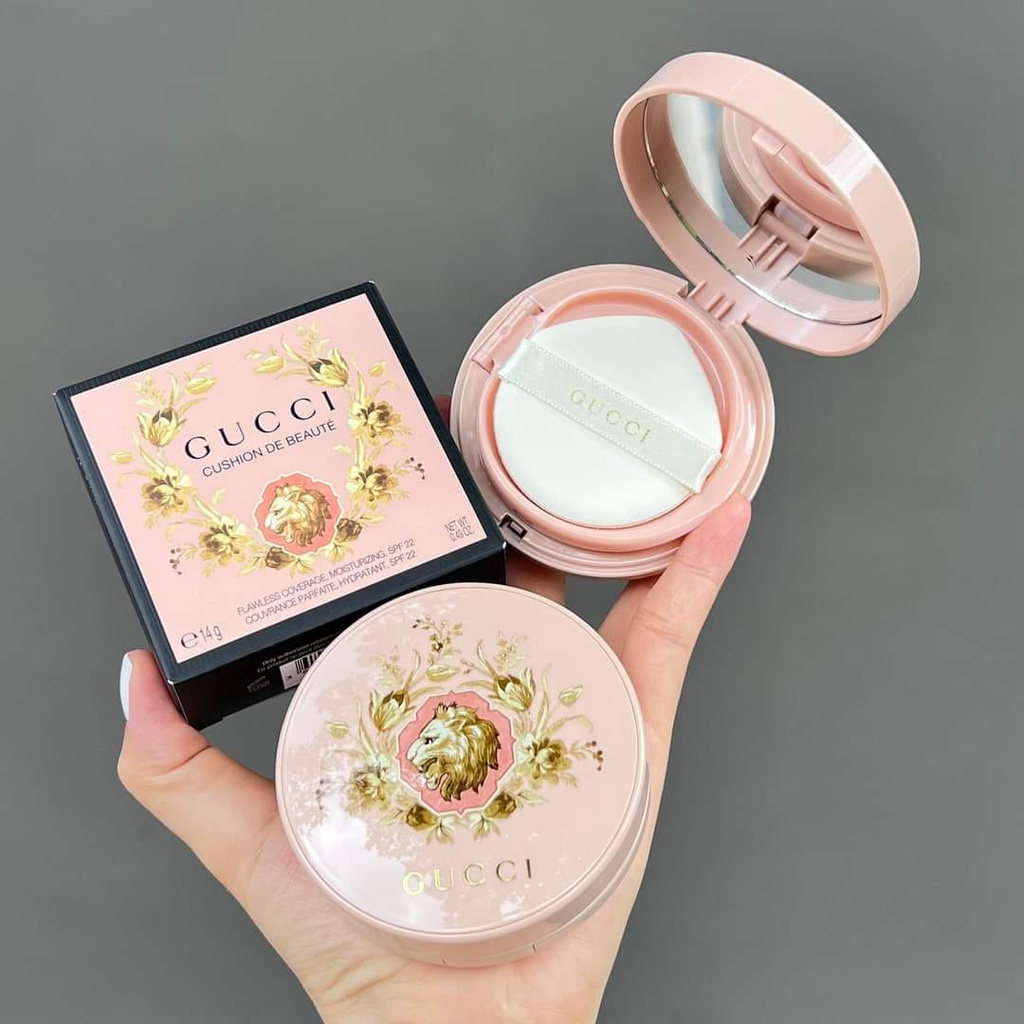 Phấn Nước Cushion Gucci De Beauté 14g - Siêu Mỏng Nhẹ, Kiềm Dầu