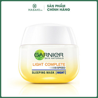 Mặt Nạ Ngủ Garnier Tinh Chất Sữa Chua Sáng Da Ban Đêm 50ml Hasaki Sản Phẩm Chính Hãng