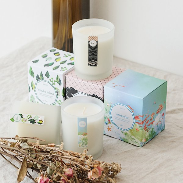 Nến Thơm Sáp Đậu Nành Hàn Quốc Cao Cấp Ather LUMIE CANDLE 160g - Làm Quà Tặng