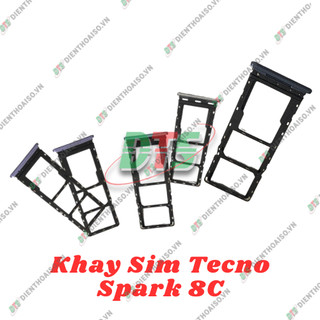 Khay đựng sim Tecno Spark 8C đủ màu