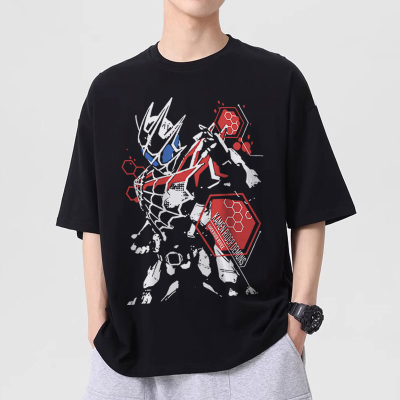 Áo thun Unisex Kamen Rider REVICE Demons Oversized 100% Cotton  ngắn tay