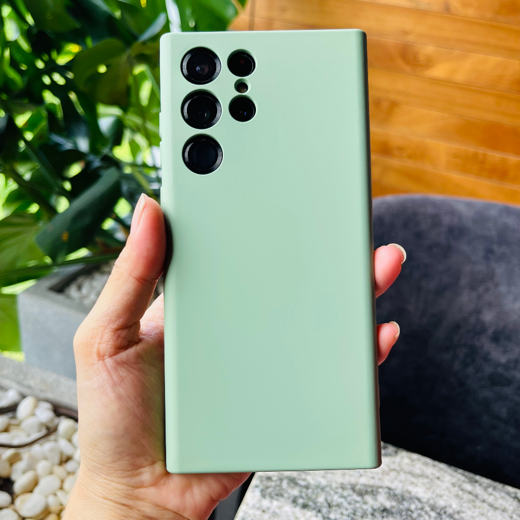 Ốp lưng Samsung S22 Ultra/ S23 Ultra silicon chống bẩn nhiều màu, không bám vân tay