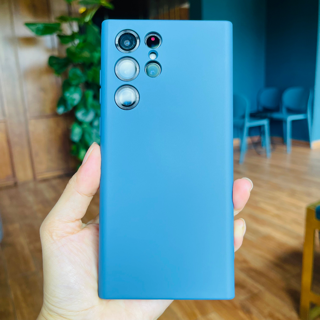 Ốp lưng Samsung S22 Ultra/ S23 Ultra silicon chống bẩn nhiều màu, không bám vân tay