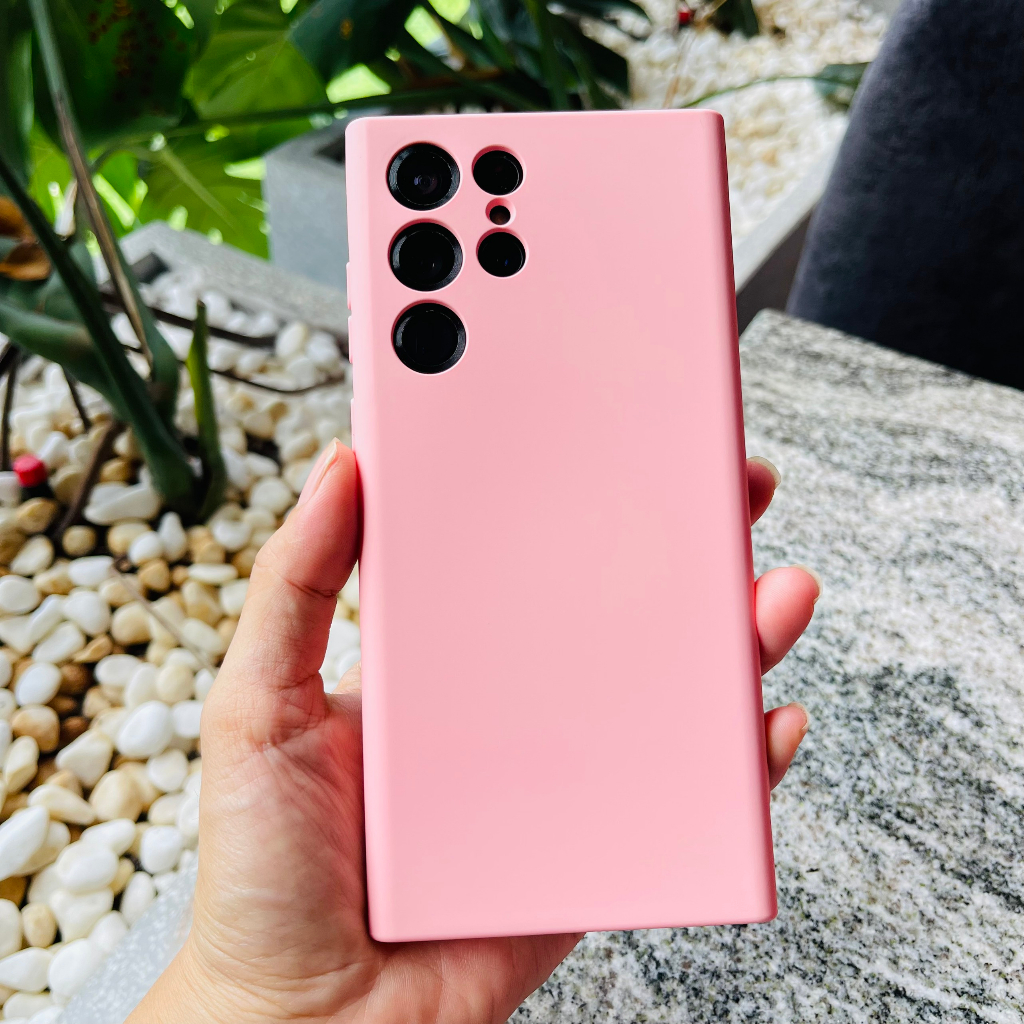 Ốp lưng Samsung S22 Ultra/ S23 Ultra silicon chống bẩn nhiều màu, không bám vân tay