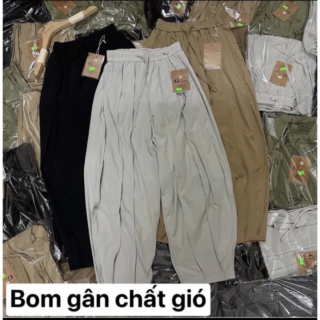 Quần boom gân gió thun mềm