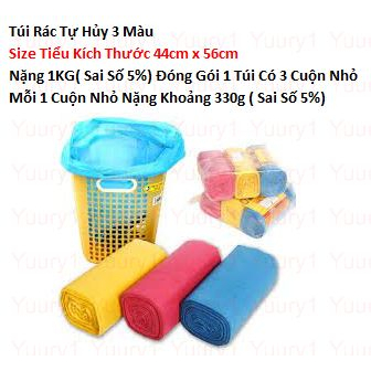 1kg  Túi Rác Tự Hủy Sinh Học,Hàng Loại 1 Dai-Bền-Chắc. Đầy Đủ Size.Cung Cấp Giá Sỉ Đại lý