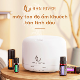 HAN RIVER Máy xông phun sương tinh dầu cho phòng ngủ 300/500ml - Hàng chính hãng