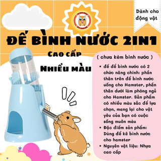 đế nhựa 2in1 để bình nước dành cho hamster