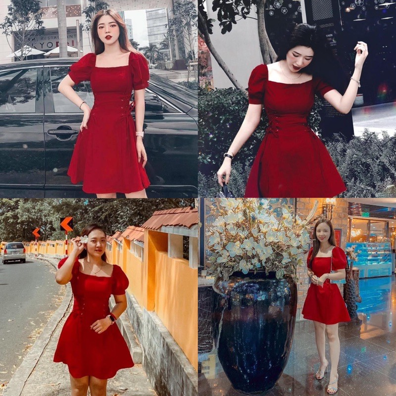 Thanh lý đầm đỏ sz M