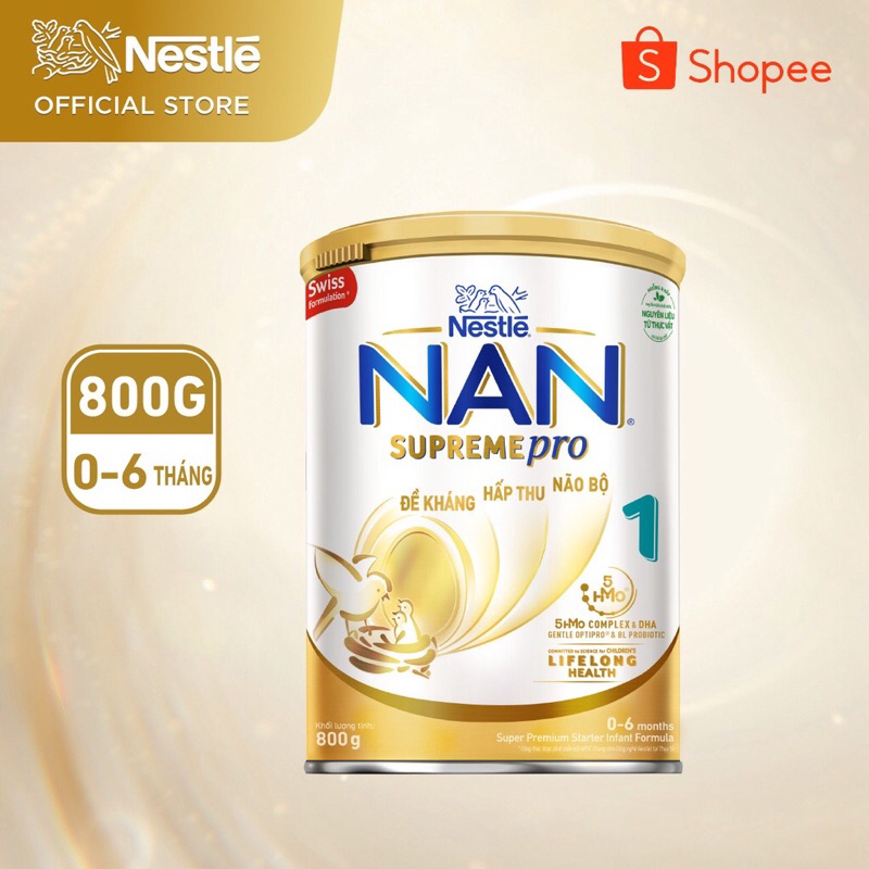 Sữa Nan Supreme 1 lon 800g date mới
