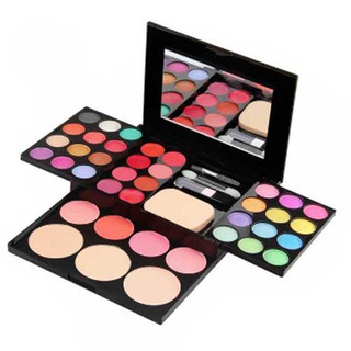 Bộ trang điểm mắt môi má 3 tầng đa năng ADS Fashion Colour