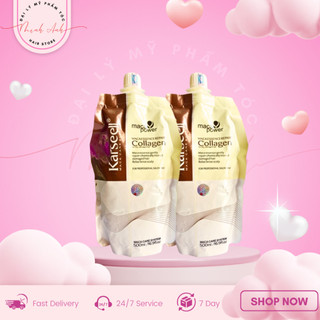 Dầu ủ hấp tóc kaseell maca collagen 500 ml - ủ dưỡng tóc collagen phục hồi hư tổn