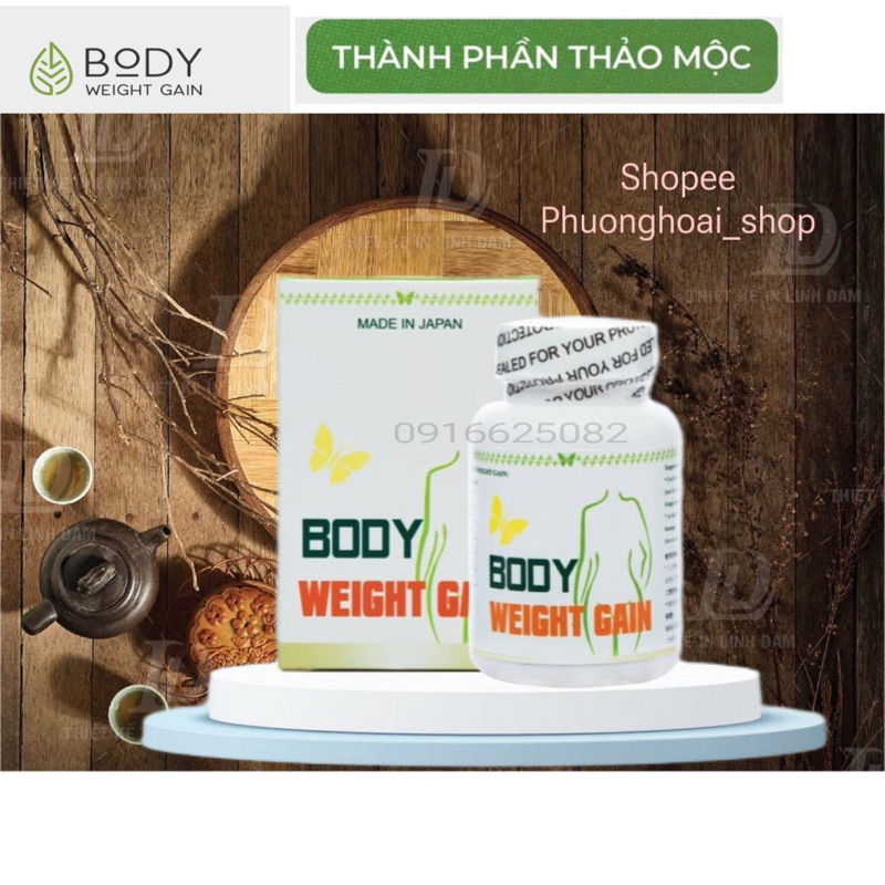 VIÊN TĂNG CÂN CỦA NHẬT BẢN - BODY WEIGHT GAIN (Hộp 30viên)