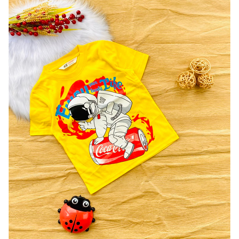 🦑 Áo cotton H&M xuất bé trai từ 17-55kg