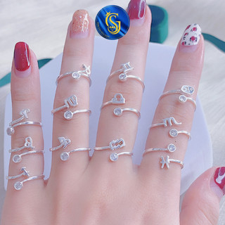Nhẫn bạc nữ free size 12 cung hoàng đạo - bạc 925 gsj - r1201201