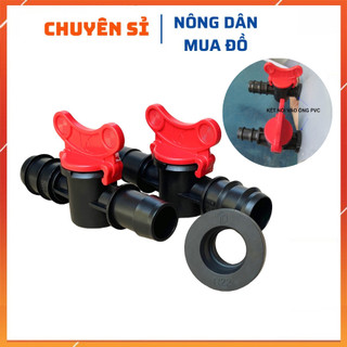 Van khởi thủy 16mm, 20mm, 25mm kèm ron cao su - van khóa ống ldpe/pe