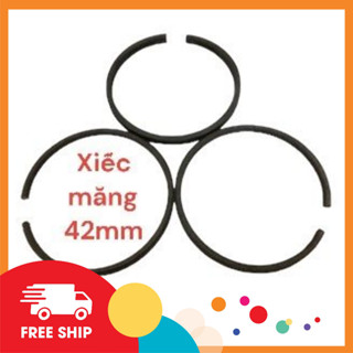  Bộ 3 Cái Bạc Máy Hơi Piston 42 47 48 51 65 80 90 Xiếc Măng Séc Măng Phụ Kiện Máy Nén Khí Có Dầu 