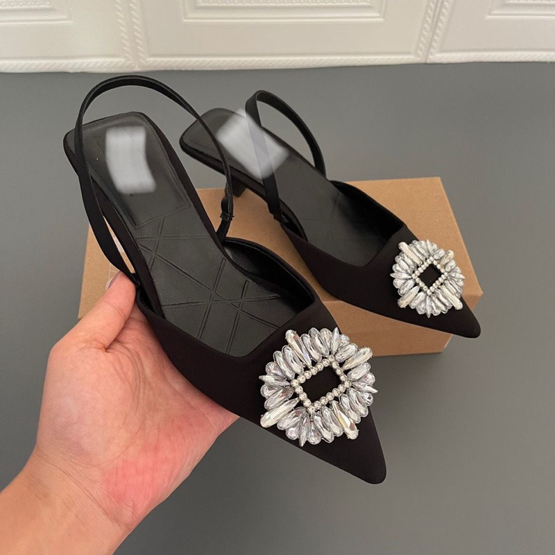 Giày Zara nữ,giày zara cao gót 3 phân,giày gót zara,giày cao gót nữ