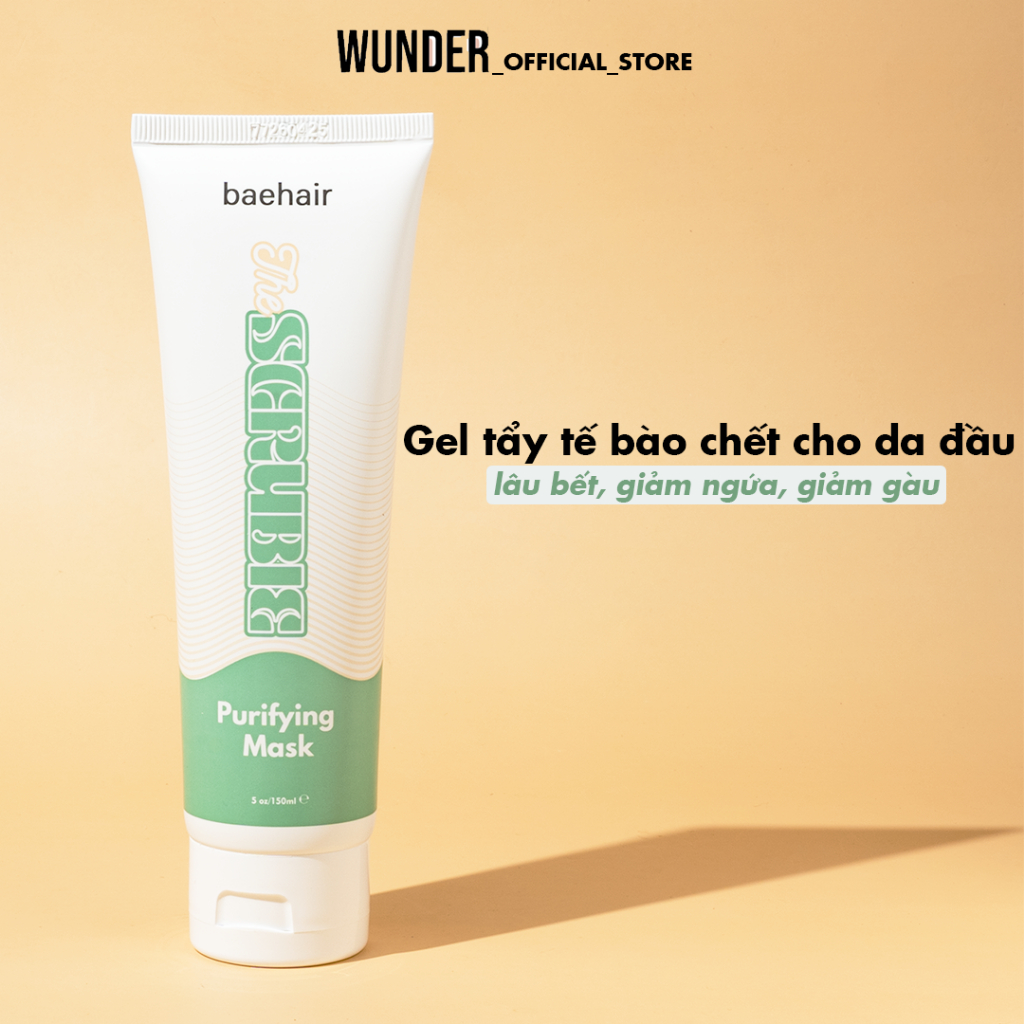 Tẩy tế bào chết da đầu BAEHAIR Scrubie cho da đầu sạch khoẻ, giảm bết dầu 150ml