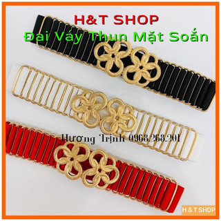 Đai váy thun phối đầm- eo bao nhiêu cũng vừa nha