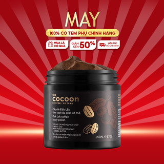 Tẩy Tế Bào Chết Cà Phê Đắk Lắk Cocoon Làm Sạch Da Chết Body 200ml