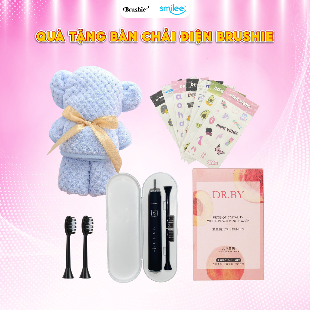HÀNG TẶNG KHÔNG BÁN- DEAL QUÀ TẶNG KHI MUA BÀN CHẢI ĐIỆN BRUSHIE