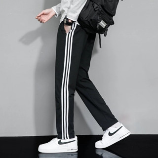  Quần thể thao nam nữ quần dài vải thun poly 2 da thể dục học sinh jogger 