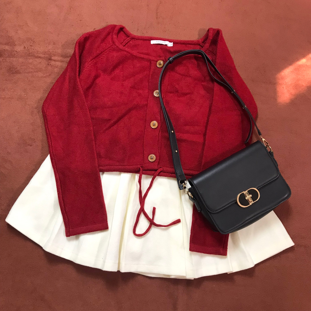 Cardigan Len Hàn Khoác 2Hand Siêu Mới