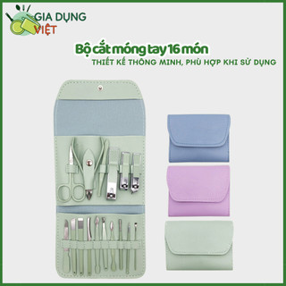 Bấm móng tay cao cấp 18 món - bộ bấm móng tay cao cấp thép không gỉ tại nhà