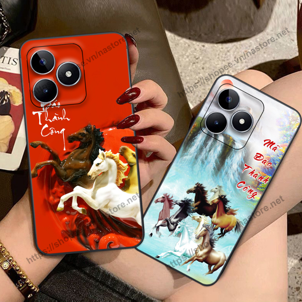 Ốp lưng REALME C51 thư pháp TÀI LỘC, TÂM AN, CHA MẸ ĐẸP Ý NGHĨA GIÁ RẺ