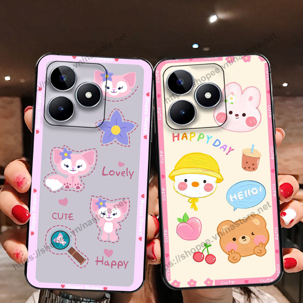 Ốp lưng REALME C51 cute, hoạt hình 3d đáng yêu cute giá rẻ