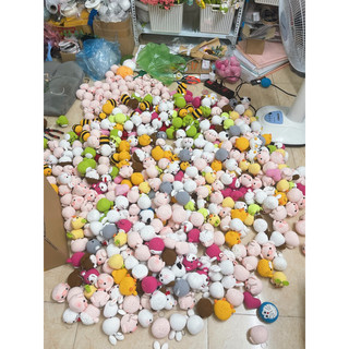 Móc khoá các con thú bằng len handmade ảnh thật shop chụp có sẵn