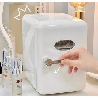 Tủ lạnh mini 6l hâm sữa đựng mỹ phẩm tiện ích,, tiếc kiệm điện và không gian