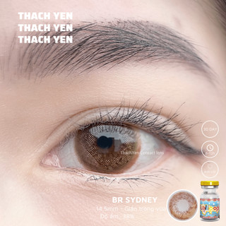 Lens Mắt Sydney Nâu Tự Nhiên giãn vừa - 0-10 độ kính áp tròng