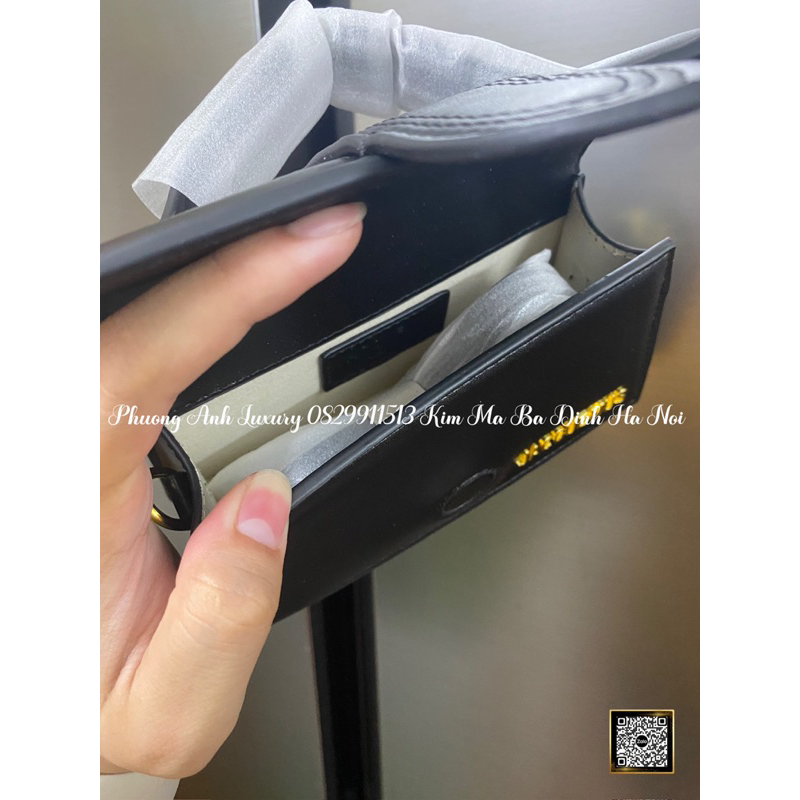 Túi Xách Jacquemus Trắng Đen Size 17  -  By Anh Dinh Phuong