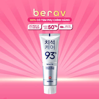 [Trắng] Kem Đánh Răng Median Giúp Trắng Răng, Giảm Ố Vàng, Sạch Mảng Bám Hương Trà Xanh Dental IQ 93% Breath Care 120g