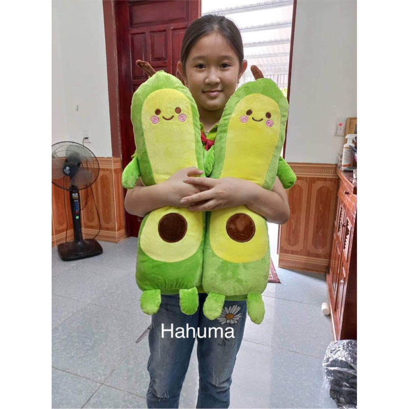 Gối chặn cho bé quả bơ 50cm tháo rời đai