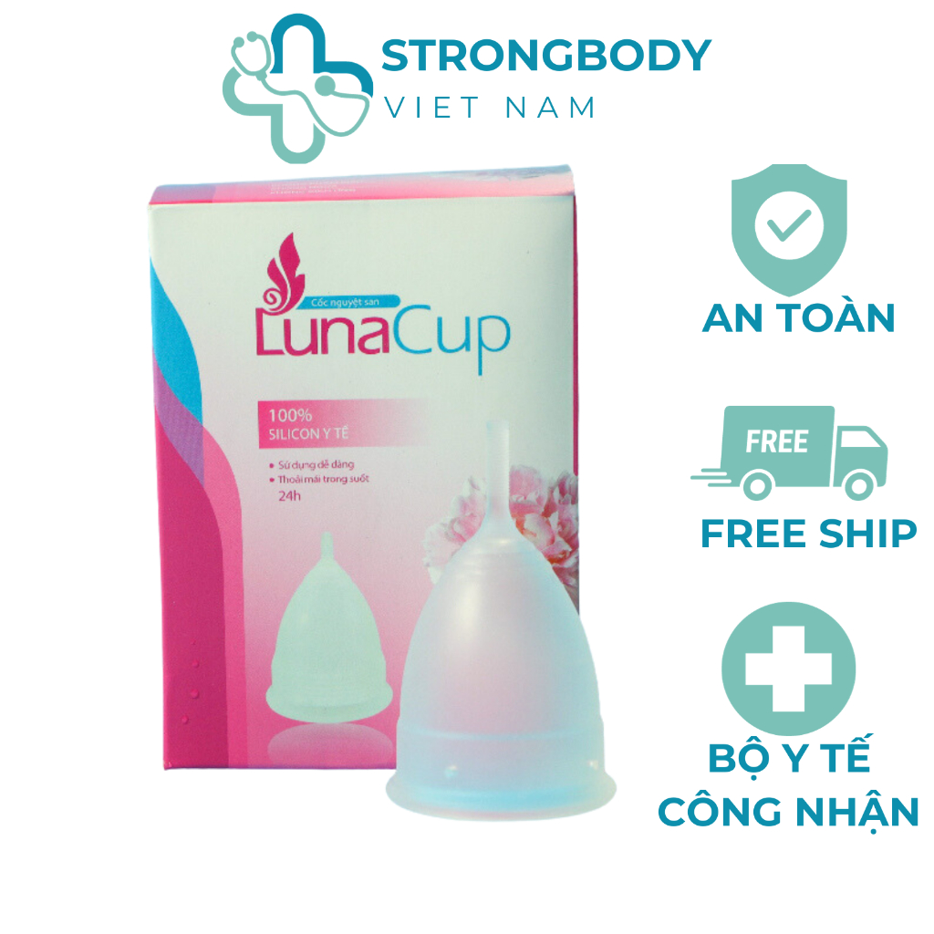 Cốc nguyệt san tiệt trùng cốc nguyệt san y tế Luna Cup mềm mại an toàn