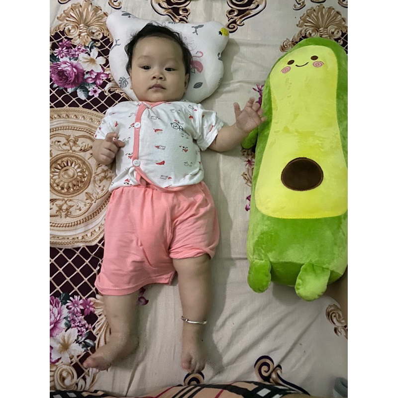 Gối chặn cho bé quả bơ 50cm tháo rời đai