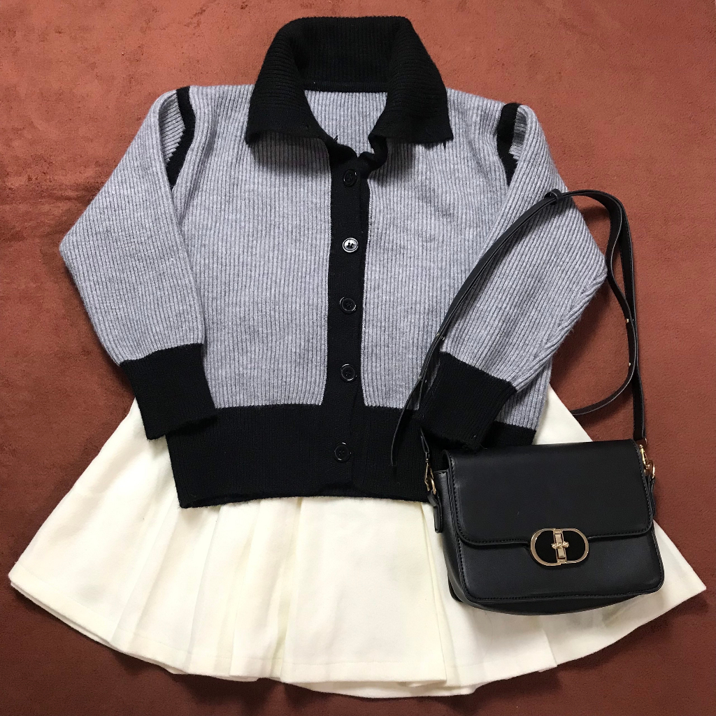 Cardigan Len Hàn Khoác 2Hand Siêu Mới