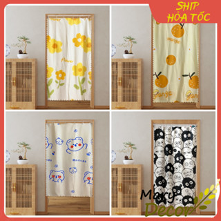 RIDO Rèm cửa ngăn phòng ngủ phòng khách Marydecor có móc treo nhiều màu xinh xắn chuyên dùng cho nhà trọ sinh viên K1