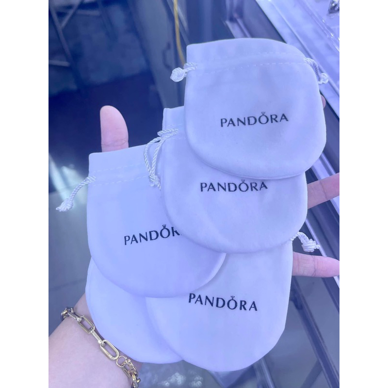 Túi vải trắng Pandora