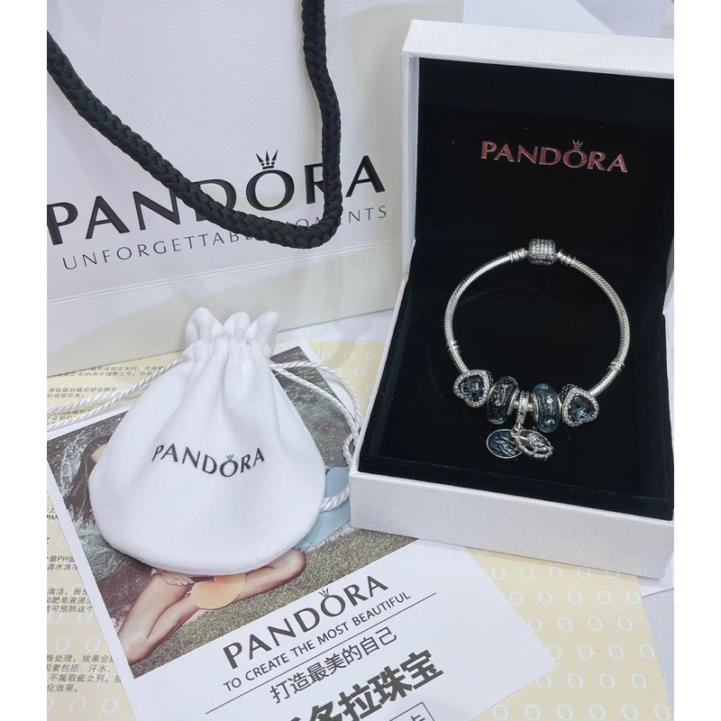 Túi vải trắng Pandora