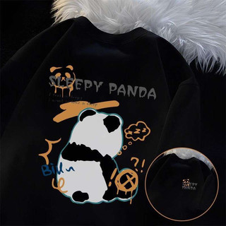 Áo Thun Tay Lỡ Unisex PANDA HUAHUA 🐼 màu ĐEN/TRẮNG 🏁 /Nam nữ unisex/ Áo phông cổ tròn form rộng JEJUL