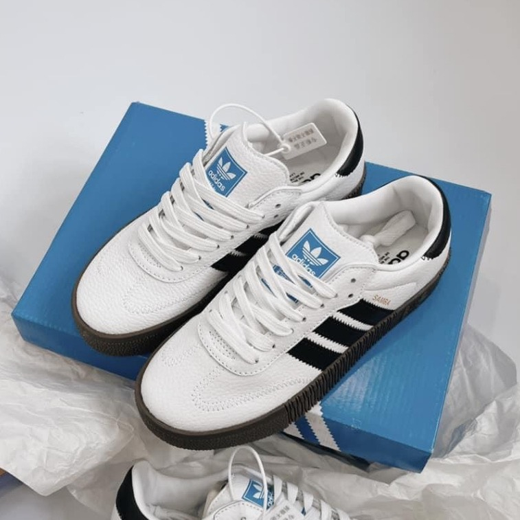 Giày Adidas Samba đế nâu nam nữ, giày Samba đế cao bản cao cấp Trung full phụ kiện | BigBuy360 - bigbuy360.vn